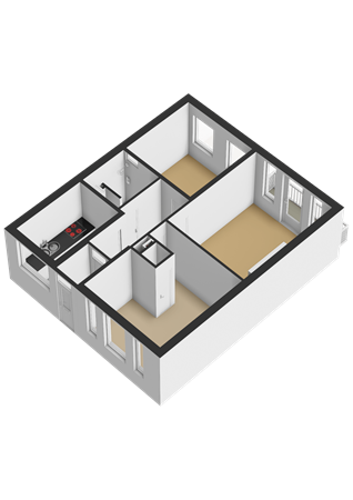 Floorplan - Herman Robbersstraat 102F, 3031 RL Rotterdam